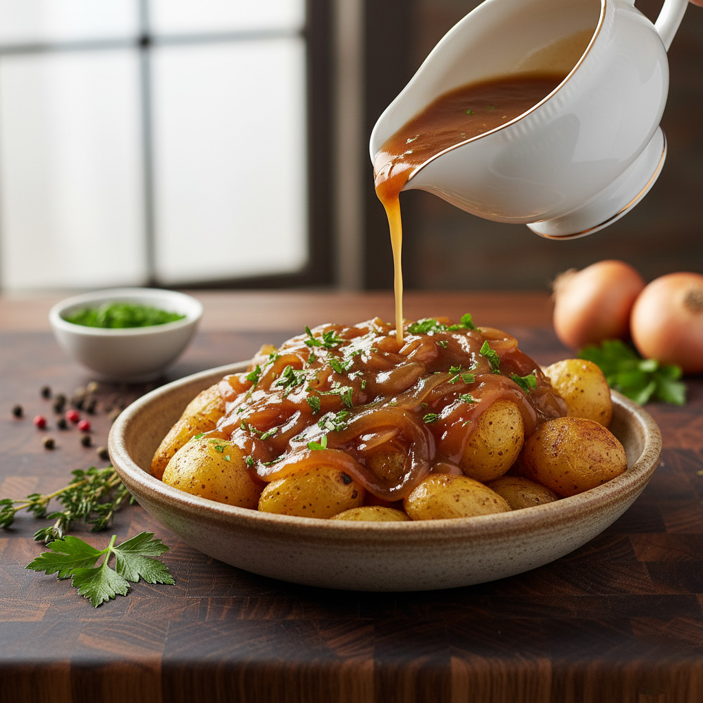 Silky Sweet Onion & Herb Gravy