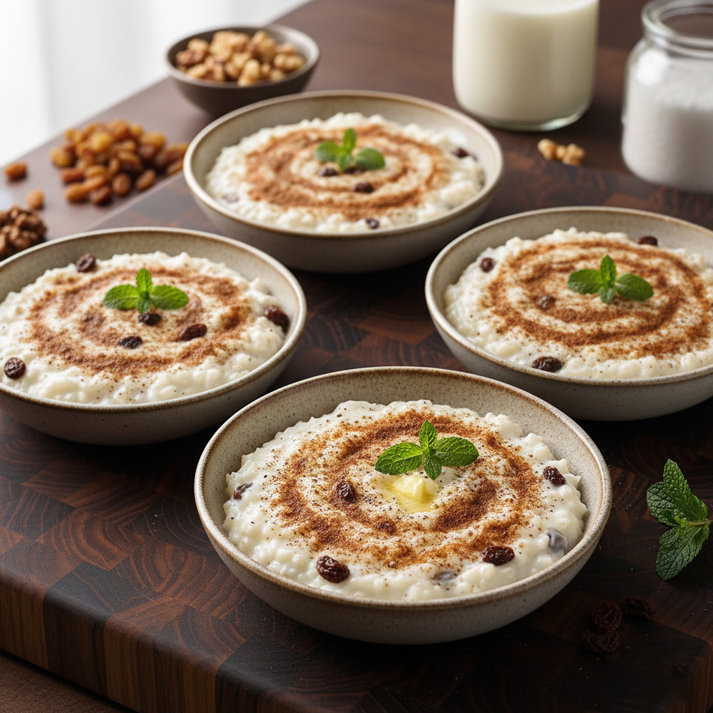 Rice Pudding with Raisins